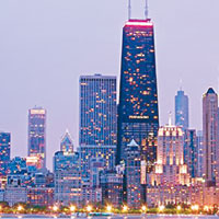 觀光台位於摩天大廈的九十四樓，讓遊客從獨特角度俯瞰芝加哥。（互聯網圖片）