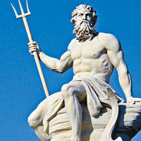 波塞冬是希臘神話中的海神。（互聯網圖片）