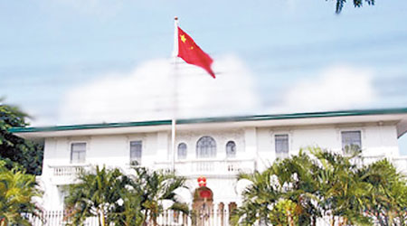 菲反華分子計劃襲擊中國駐菲律賓大使館及中資機構。（互聯網圖片）