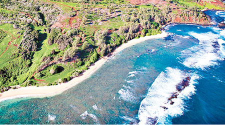 朱克伯格鍾情的夏威夷考愛島風景優美。（互聯網圖片）