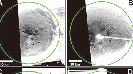 NASA的無人探測器信使號，首次真正發現水星有冰。（互聯網圖片）