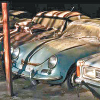 該六十輛殘舊的「爛車」，總值逾一億四千萬港元。（互聯網圖片）