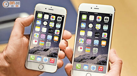 iPhone 6（左）及6 Plus（右）有許多隱藏的小秘技。