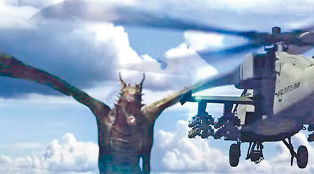 阿帕奇在西雅圖上空大戰飛龍。（互聯網圖片）