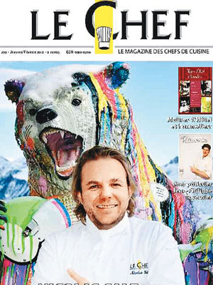 法國美食雜誌《主廚》（Le Chef）的封面。（互聯網圖片）
