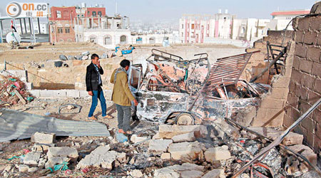 也門什葉派叛軍青年運動曾攻擊總理車隊。（資料圖片）