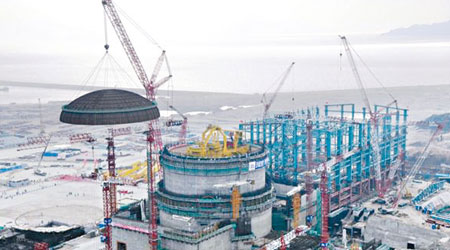 台山核電廠已進行全面覆查。（互聯網圖片）