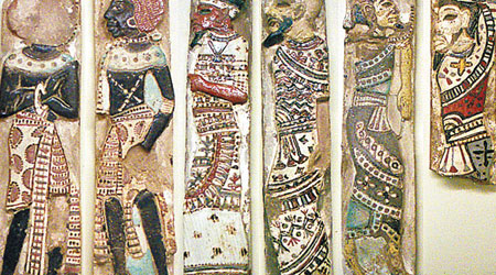 古埃及文物，顯示出古埃及的敵對勢力。（互聯網圖片）
