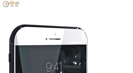 iPhone Air的概念廣告可見前置鏡頭。