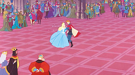 《睡公主》（圖）與《美女與野獸》中的跳舞場景十分相似。（互聯網圖片）