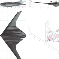 水上飛機採用「翼身混合」設計，令整架飛機呈流線型。（互聯網圖片）