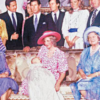 1982年<br>威廉王子的受洗全家福。（互聯網圖片）