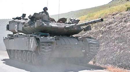 Pereh表面上是一架坦克，實質是導彈發射器。（互聯網圖片）