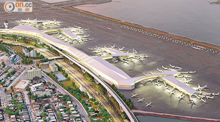 重建後的機場交通將大有進步。（紐約州長辦公室圖片）