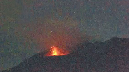 櫻島火山多次噴發。（互聯網圖片）