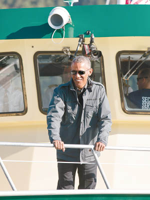 奧巴馬造訪阿拉斯加，宣布加快建造新型破冰船。