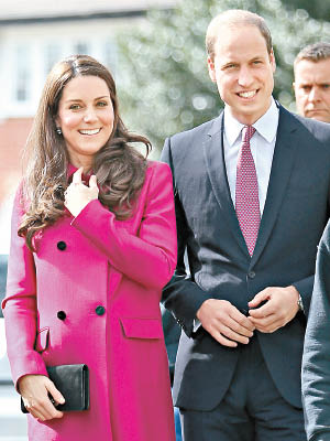 據報劍橋公爵夫人凱瑟琳（左）將出席白金漢宮為習近平所設的國宴。
