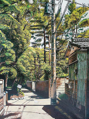 日本不少藝術家用木顏色筆創作，繪出一幅幅美妙作品。（互聯網圖片）