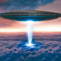很多人對UFO是否存在十分好奇。（設計圖片）