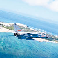解放軍據報在永興島部署殲轟7「飛豹」戰機。（資料圖片）