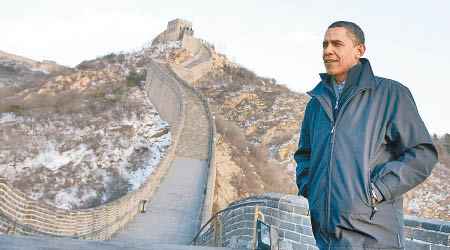 奧巴馬認為中國衰落比崛起更可怕。圖為他以前訪華時所攝。