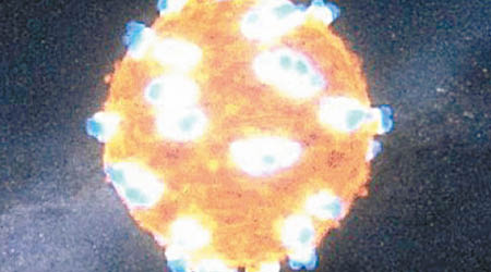 NASA捕捉到超新星爆炸。（NASA圖片）