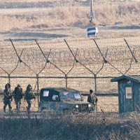 北韓近月在邊境加派士兵巡邏。（資料圖片）