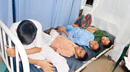 孟加拉有多人受傷。（互聯網圖片）