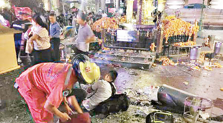 曼谷四面佛去年發生炸彈恐襲案。