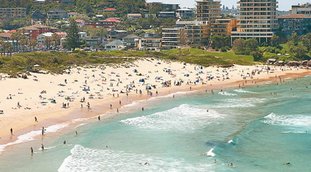 澳洲一名女童在海灘遭人誘拐。（資料圖片）