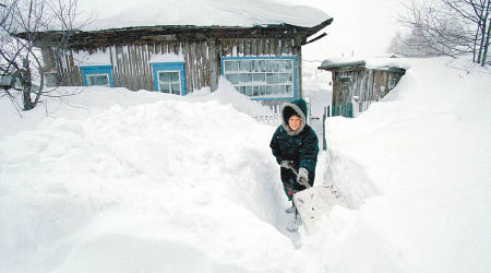 俄羅斯遠東地區冬天時極嚴寒。（資料圖片）