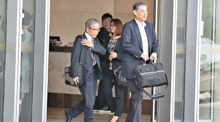 日本新任駐華大使橫井裕（右）抵北京履新。（中新社圖片）