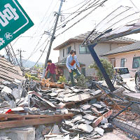 熊本縣上月發生大地震。