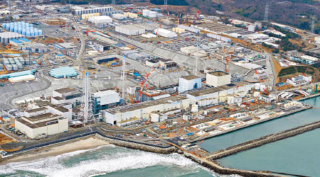在福島核電站（圖）地底建立的凍土牆未能成形。