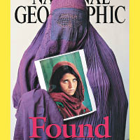 「阿富汗女孩」（圖中央）是麥柯里名作。