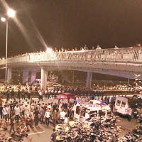 上月廿五日，重慶有「滴滴」司機與的士司機爆發千人衝突。（資料圖片）