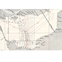 文件內附盟軍的航海路線圖。（互聯網圖片）
