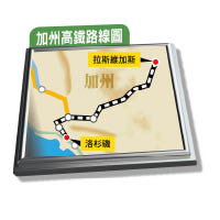 加州高鐵路線圖