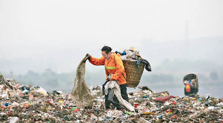 塑膠分解過程緩慢以致不斷積聚，污染地球。（資料圖片）