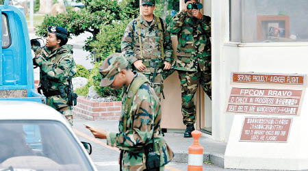 駐沖繩美軍人員的紀律備受社會關注。（資料圖片）