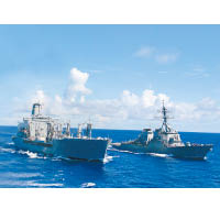 日前美軍第三艦隊驅逐艦編隊在南海巡航。（互聯網圖片）