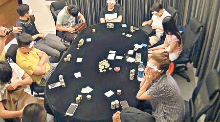 德州撲克賭場藏身台北市內湖區豪宅。（互聯網圖片）