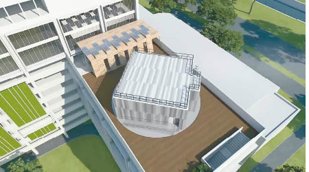 新加坡首創的高空實驗室可以自轉。（互聯網圖片）