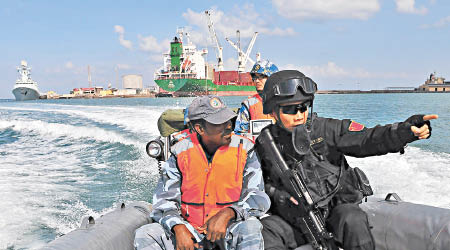 中國與吉布提去年曾進行海上聯合巡邏。（資料圖片）