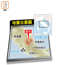 地震位置圖