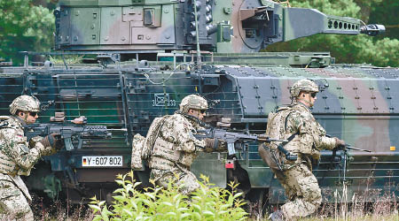 德國軍隊遭到極端分子滲透。（資料圖片）