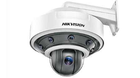 英國大量使用的華製監視鏡頭被指存在安全風險。（互聯網圖片）