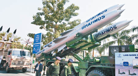 印度擬在中印邊境部署布拉莫斯導彈。（資料圖片）