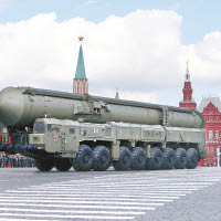 俄軍試射彈道導彈，展示實力。（資料圖片）