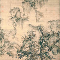 北宋畫家郭熙的《早春圖》。